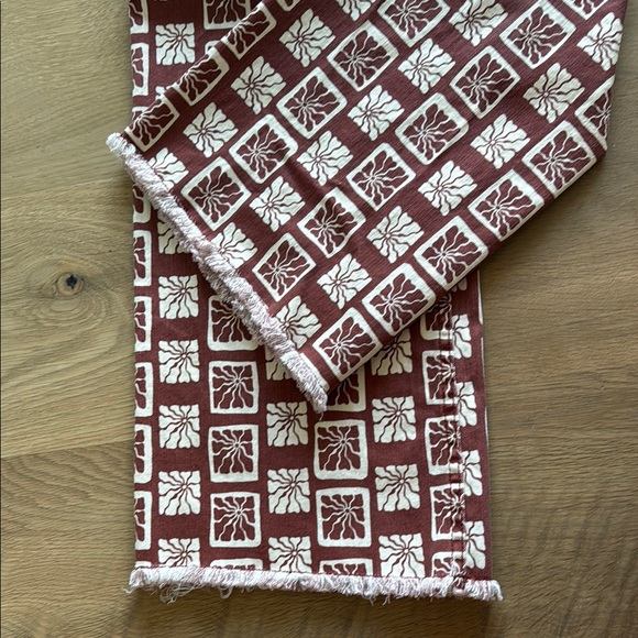 Billabong Brown and White Flare Jeans - Picture 5 of 5